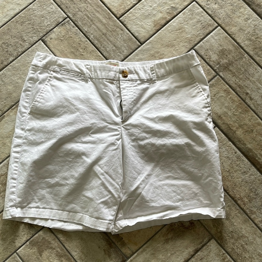 Khakis by Gap Boyfriend Shorts, White Size 14